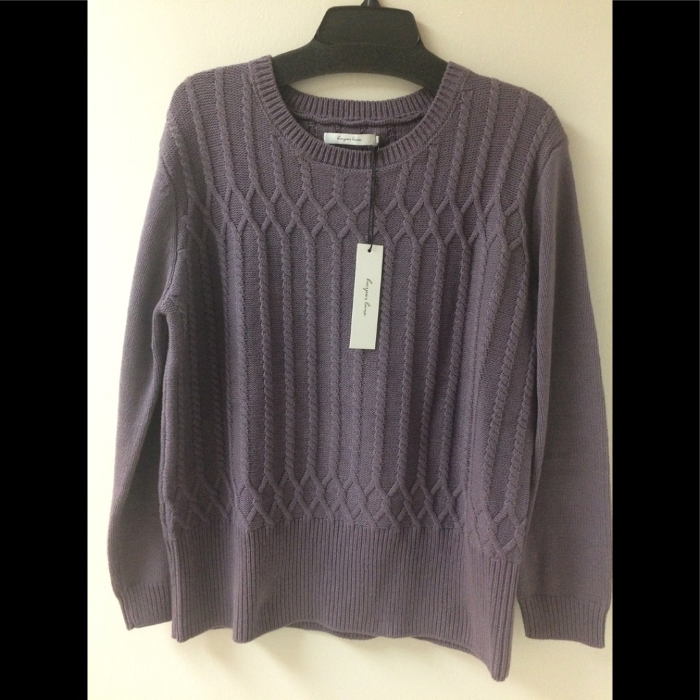 COPY - Harper line Purple knit sweater
